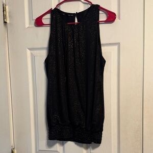 Maurices Black Textured Sleeveless Blouse